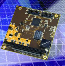 90 x 96mm module that connects to 10/100/1000 Mbps networks using standard Category 5 (CAT5) unshielded twisted pair (UTP) copper cables. It offers a stackable PCI Express expansion on a PC/104 module with the addition of the industry-standard high-speed